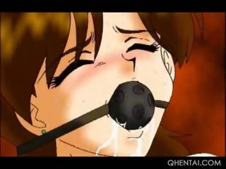 Hentai pangawulan moderate sexually tortured and double fucked hard