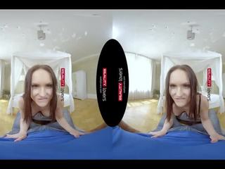 Realitylovers - jalkatyöpaikka ja naida sisään sukkahousut virtuaali- todellisuus likainen video- show